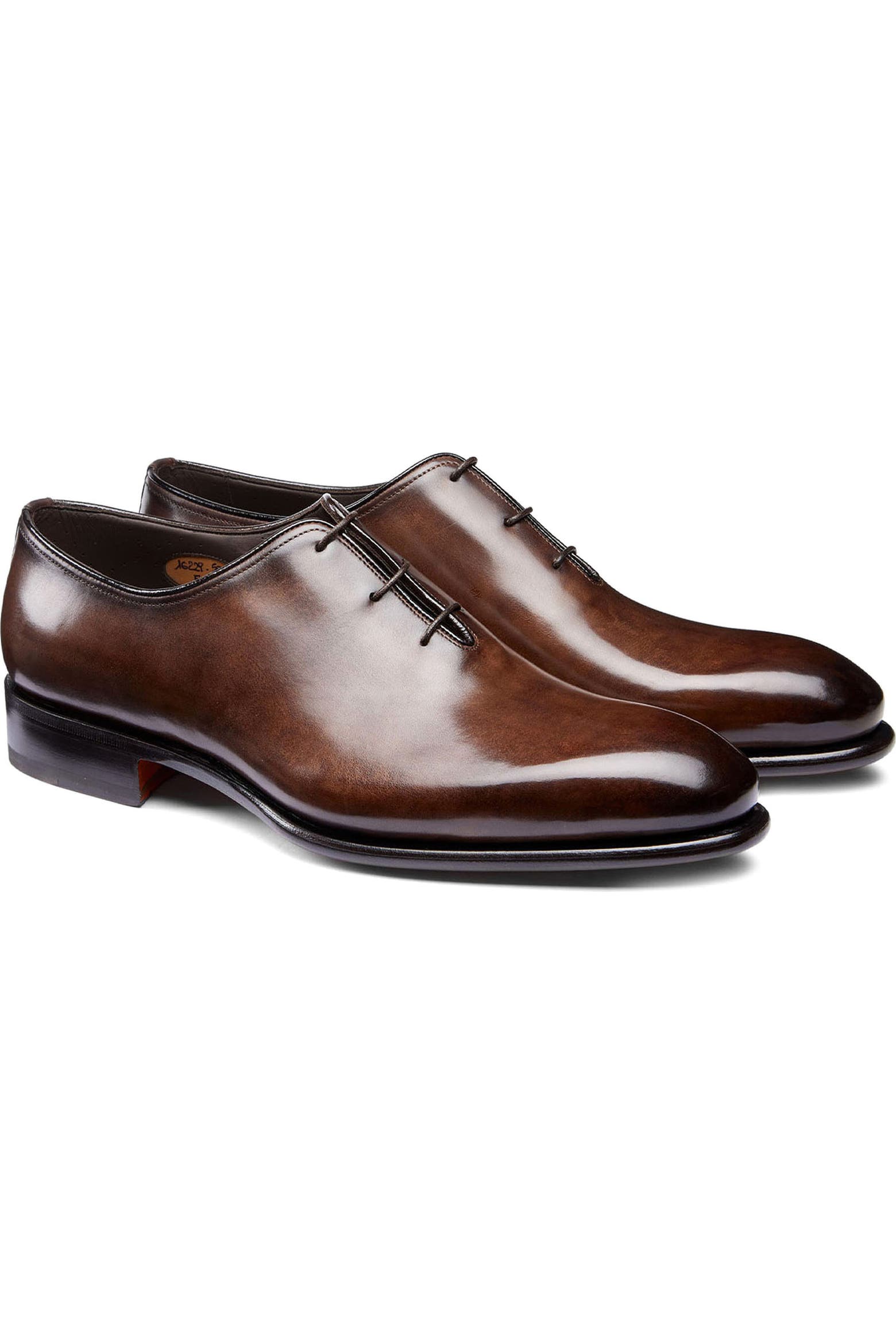 Santoni People Plain Toe Oxford