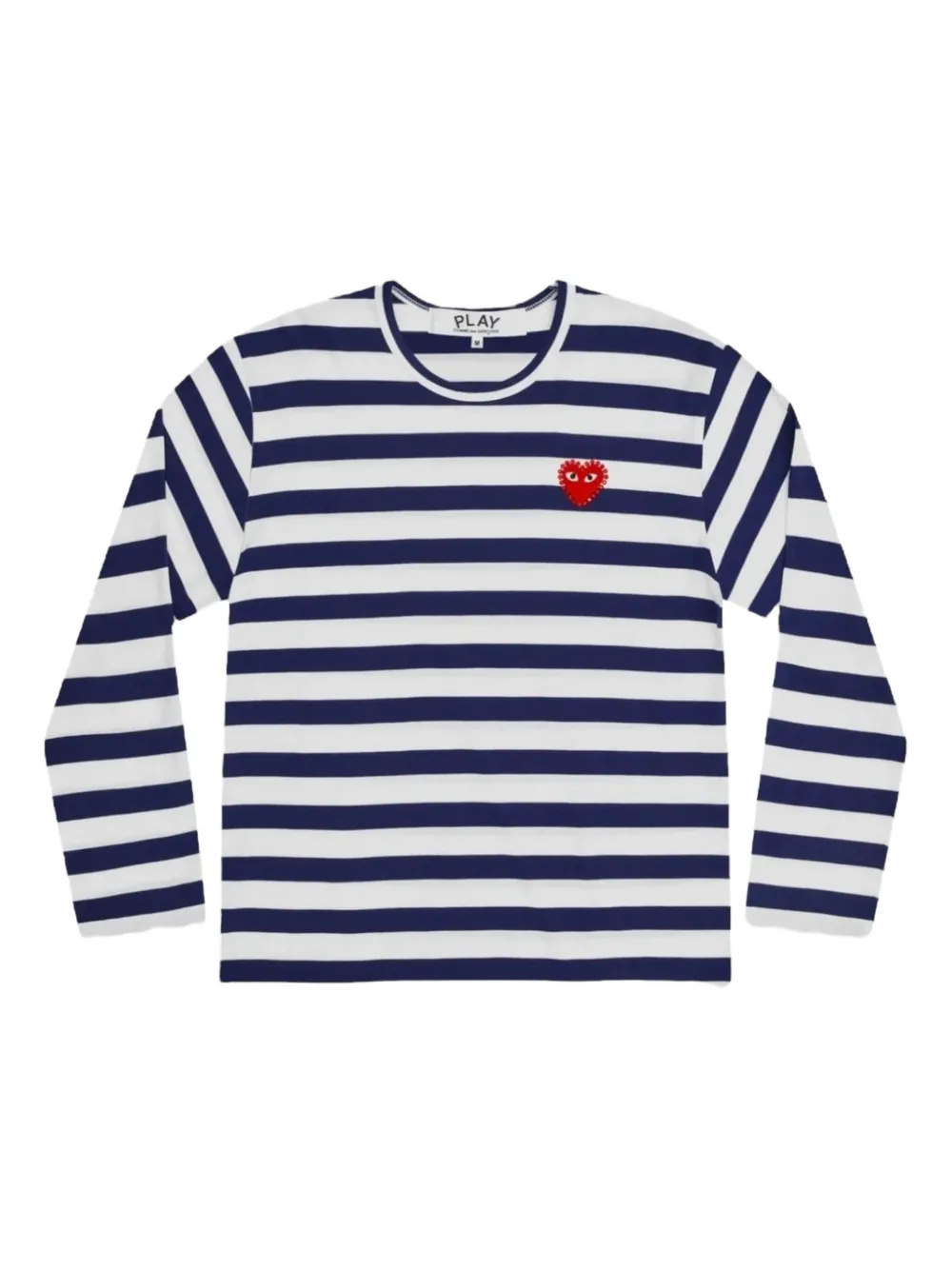 Comme Des Garçons Play Striped-pattern T-shirt