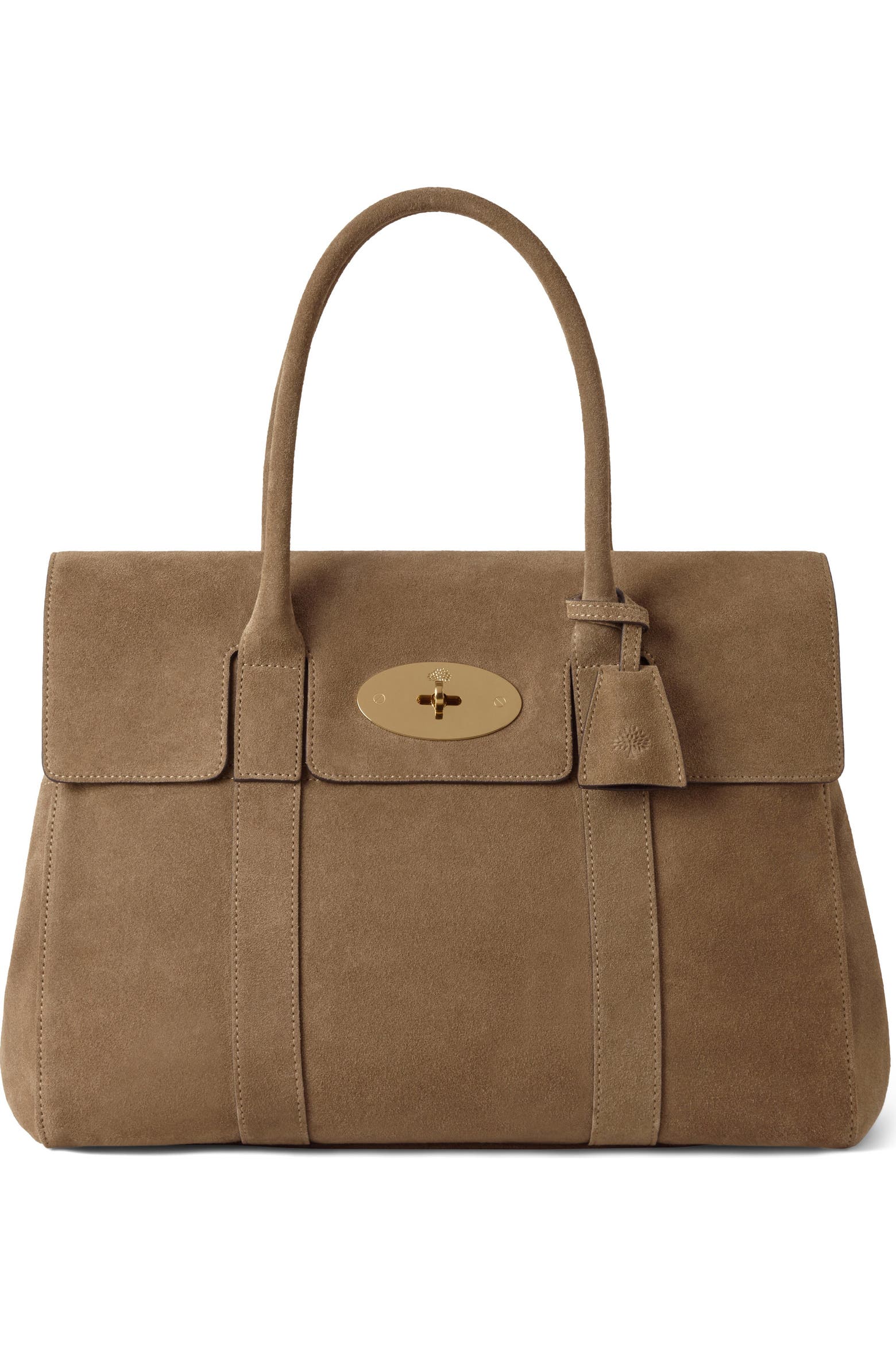 Mulberry Bayswater Suede Satchel