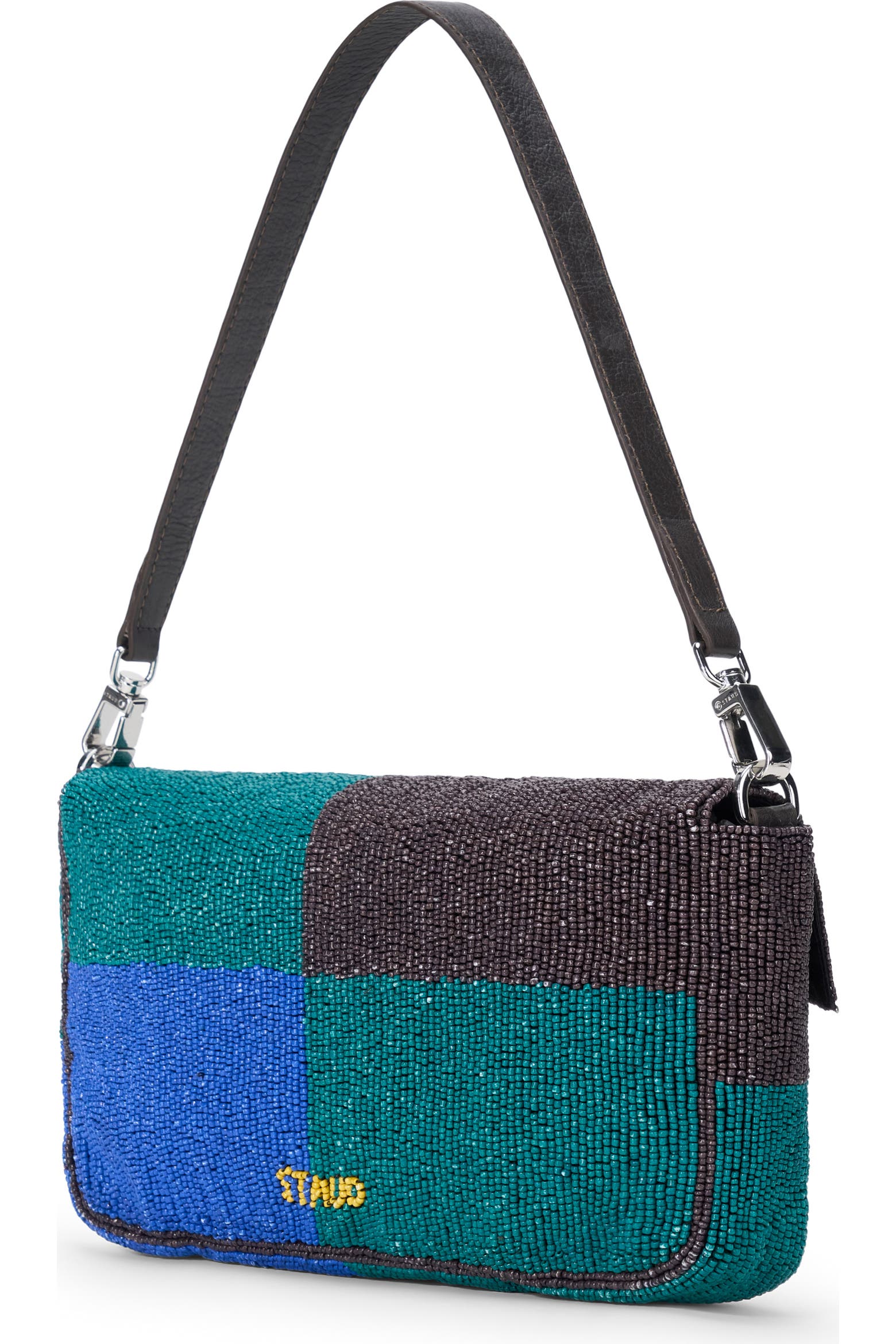 STAUD Timmy Beaded Shoulder Bag