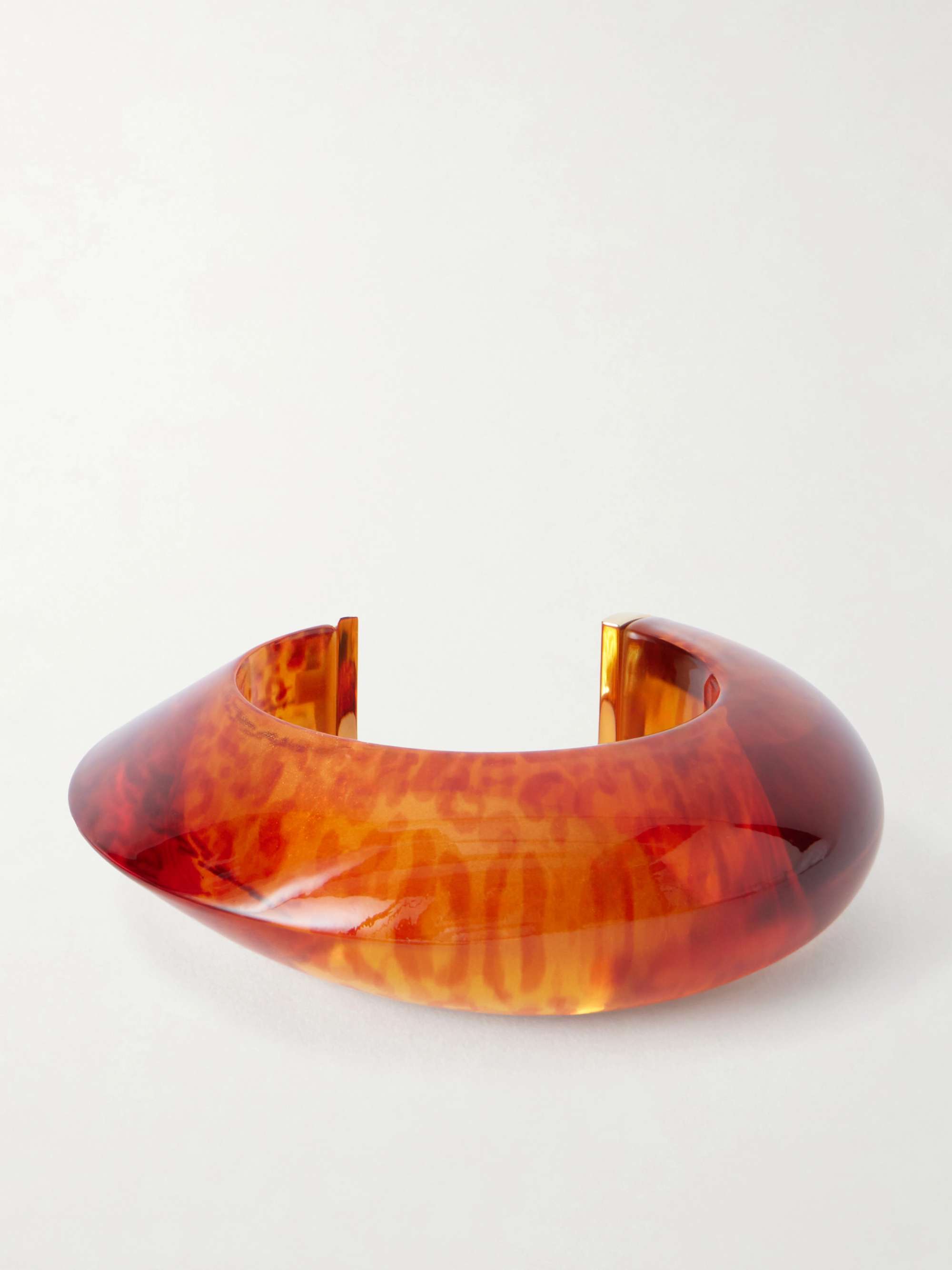 ALAÏA Edge gold-tone bangle