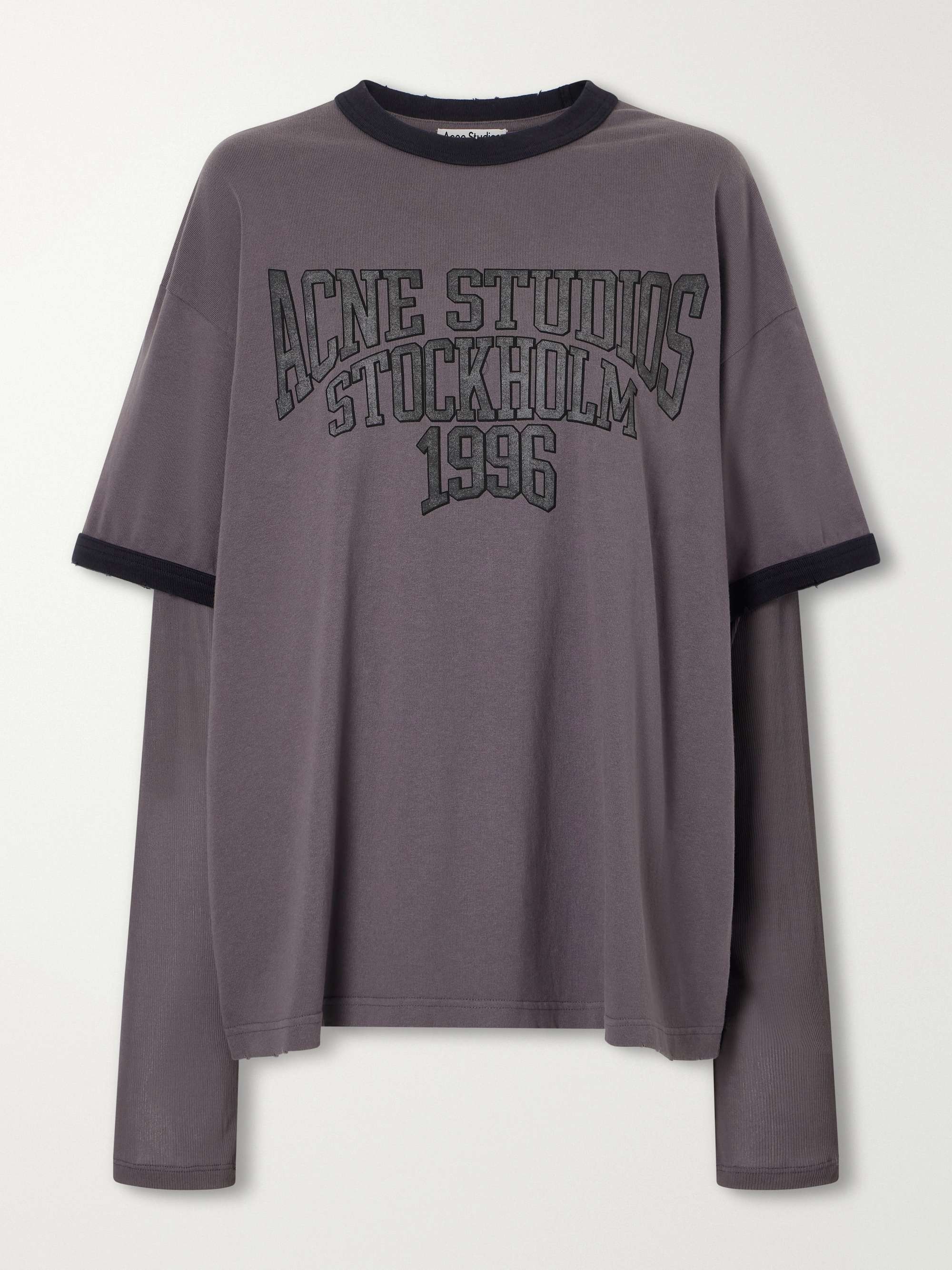 ACNE STUDIOS Logo-print Cotton-jersey T-shirt