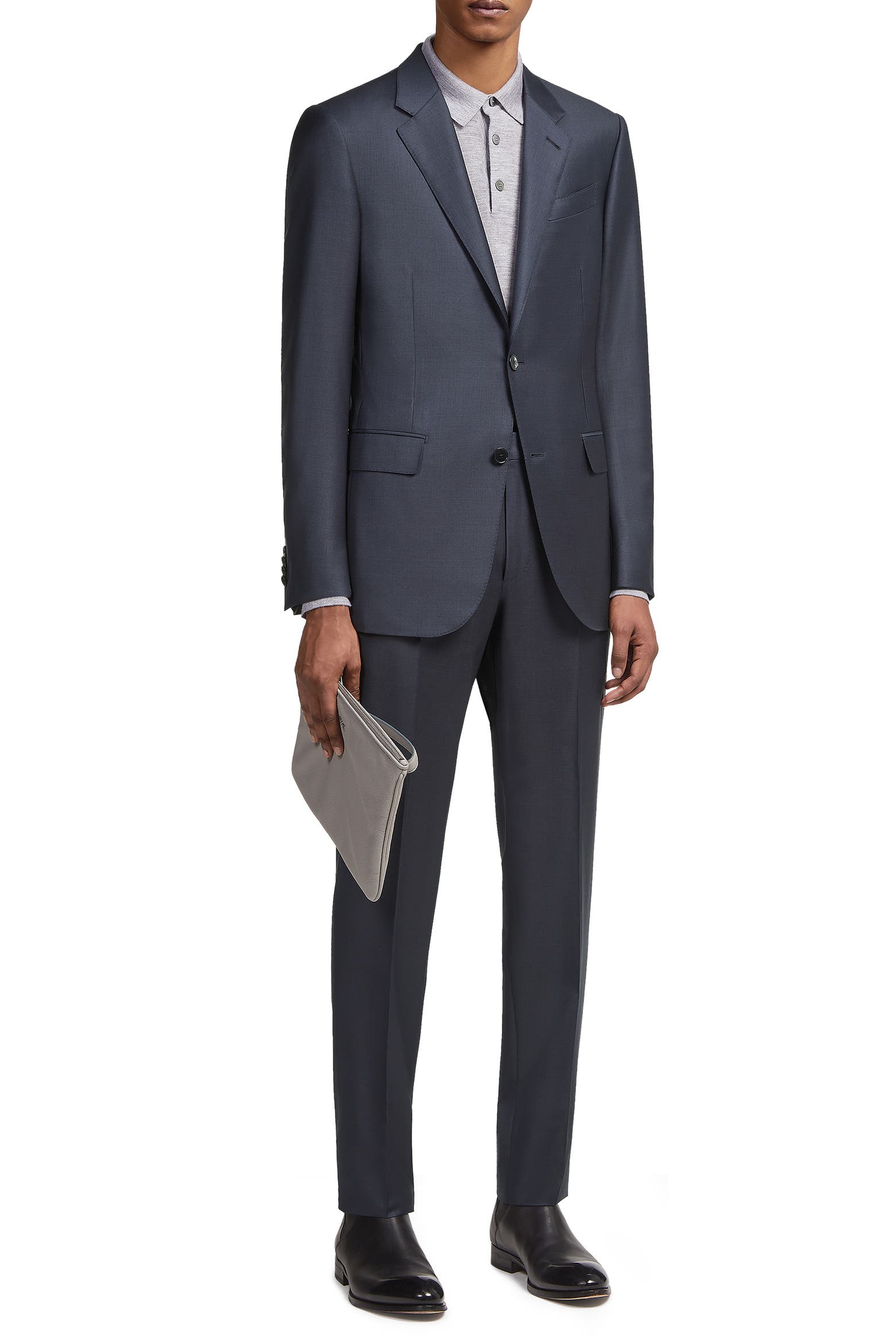 ZEGNA Pin Dot Trofeo Milano Wool Suit