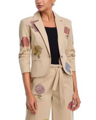 Cinq à Sept Heatset Roses le Petit Khloe Blazer