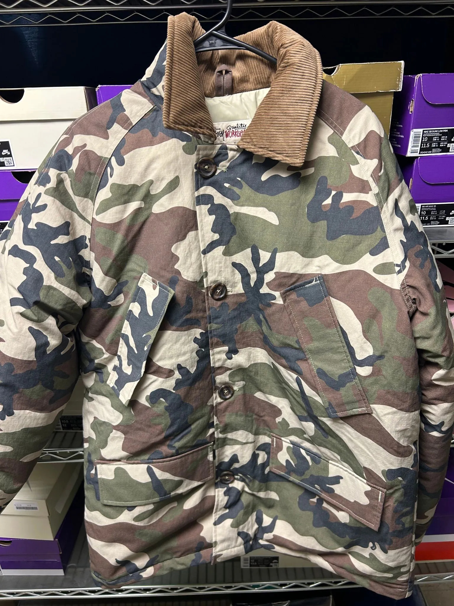 Denim Tears x Stussy Camo Jacket