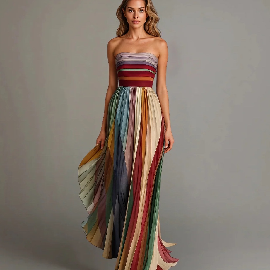 Women's Long Flowing Dress Ceremony