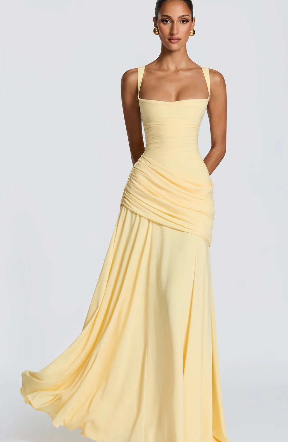 Sura Maxi Dress - Lemon