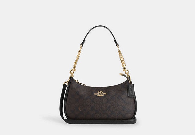 Teri Shoulder Bag in Signature Canvas