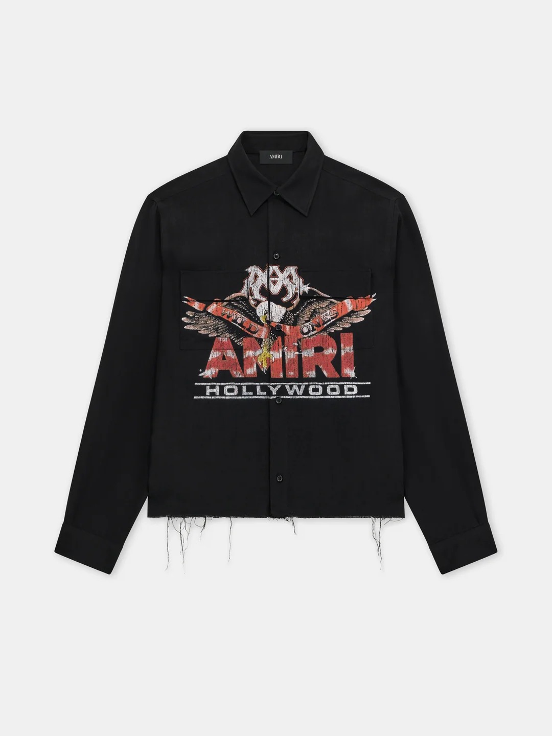 URL Scan MA EAGLE LONG SLEEVE SHIRT - Black