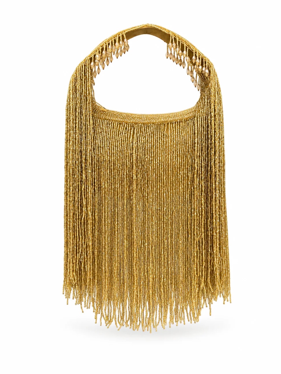 The Dolly Tassel Bag Gold