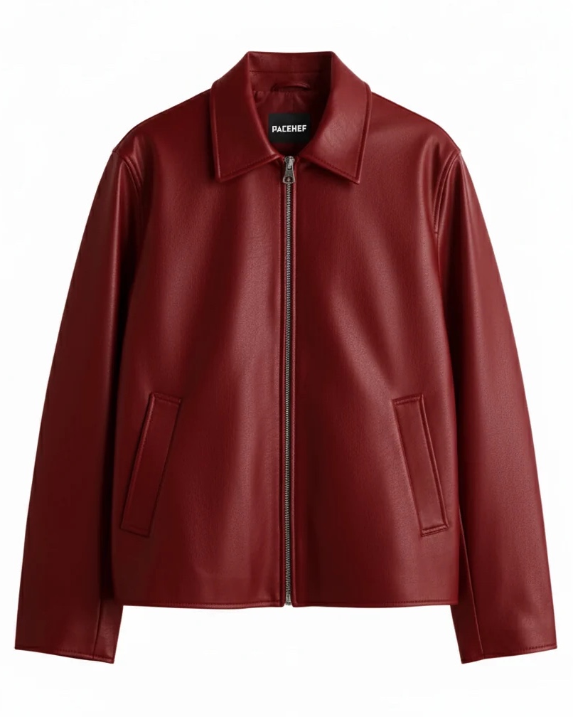 CHERRY LUXE LEATHER JACKET