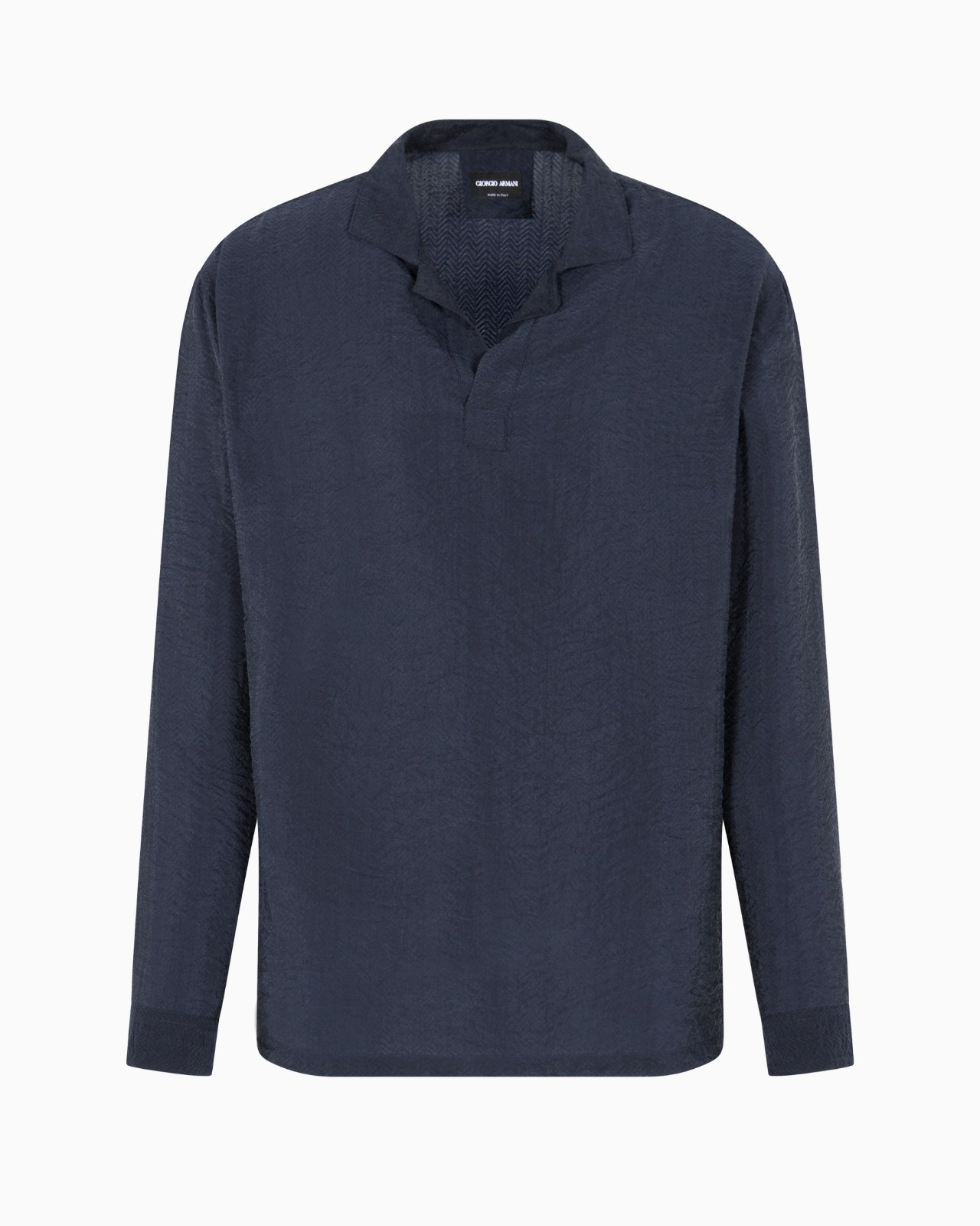 Jacquard Cupro Polo Shirt