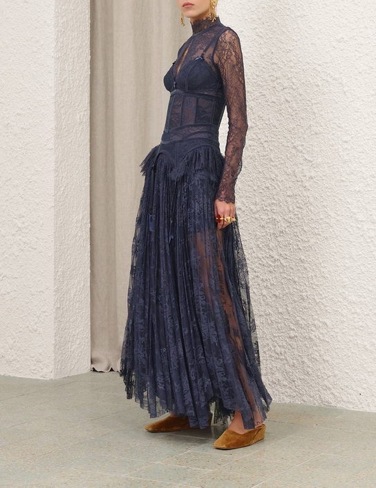 Valiant Lingerie Gown Dark Periwinkle