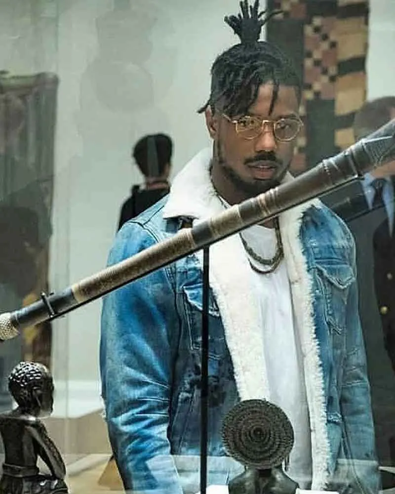 Black Panther Killmonger Denim Jacket