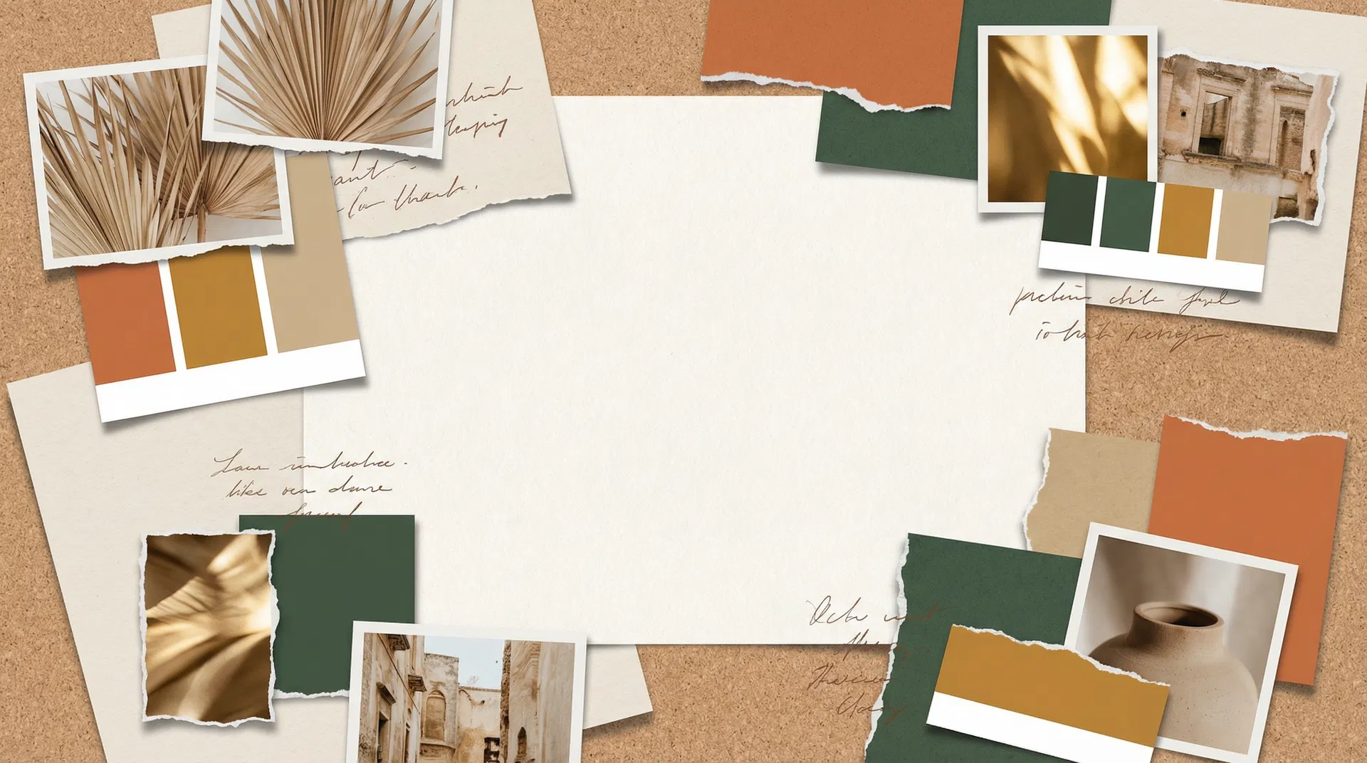 Moodboard Collage Hintergrund