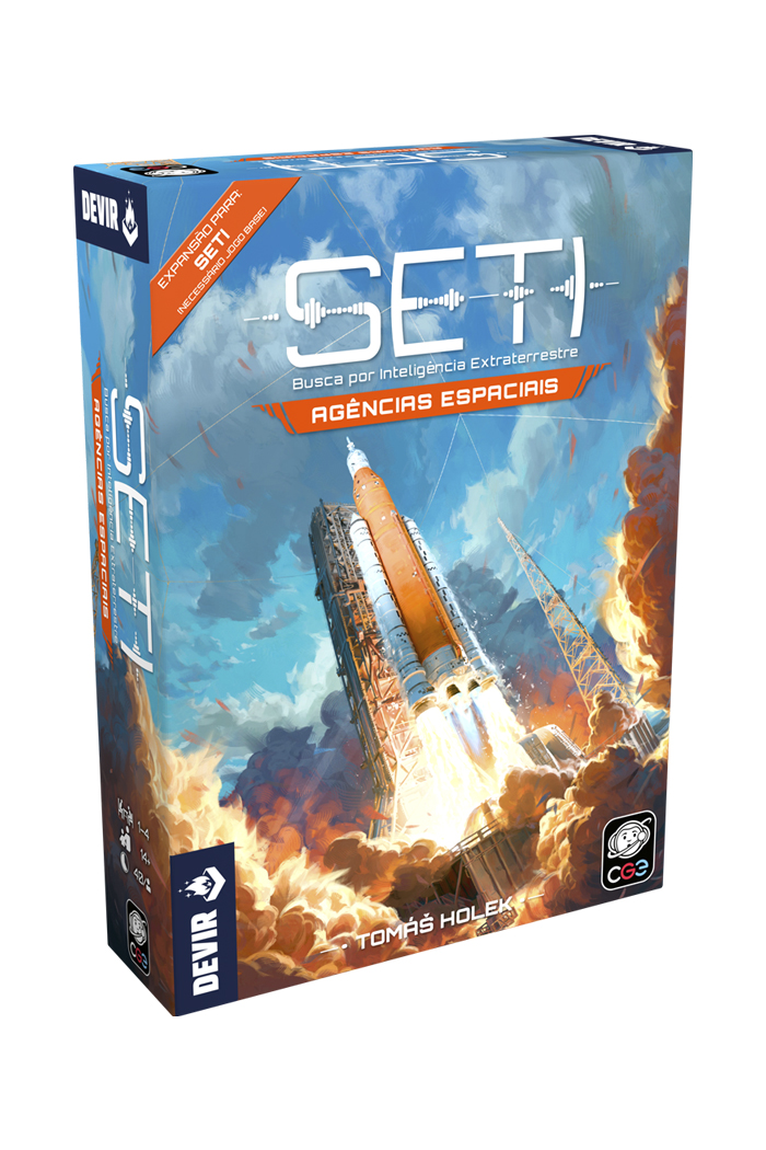 SETI – Agências Espaciais Expansão (preview) - Aventura | Pira no Board Game