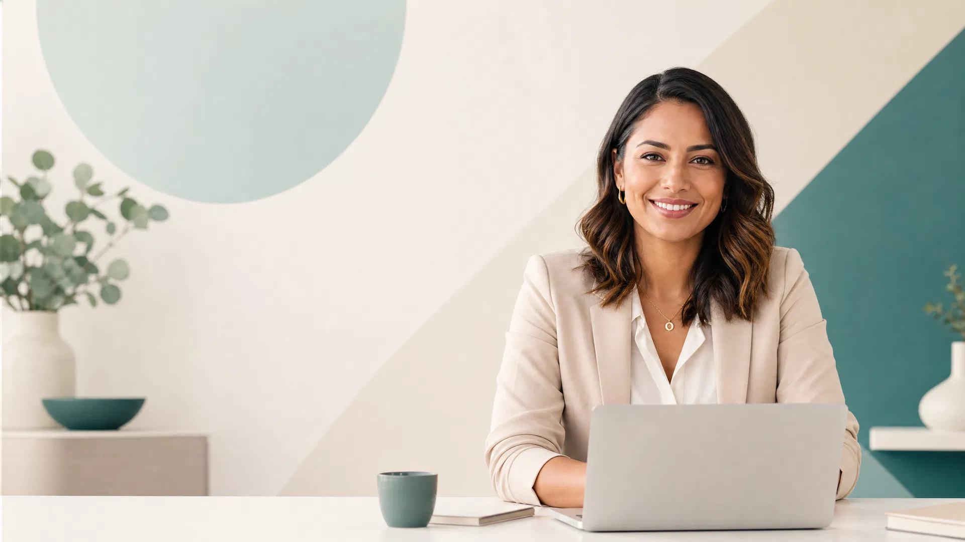 Professional woman at desk