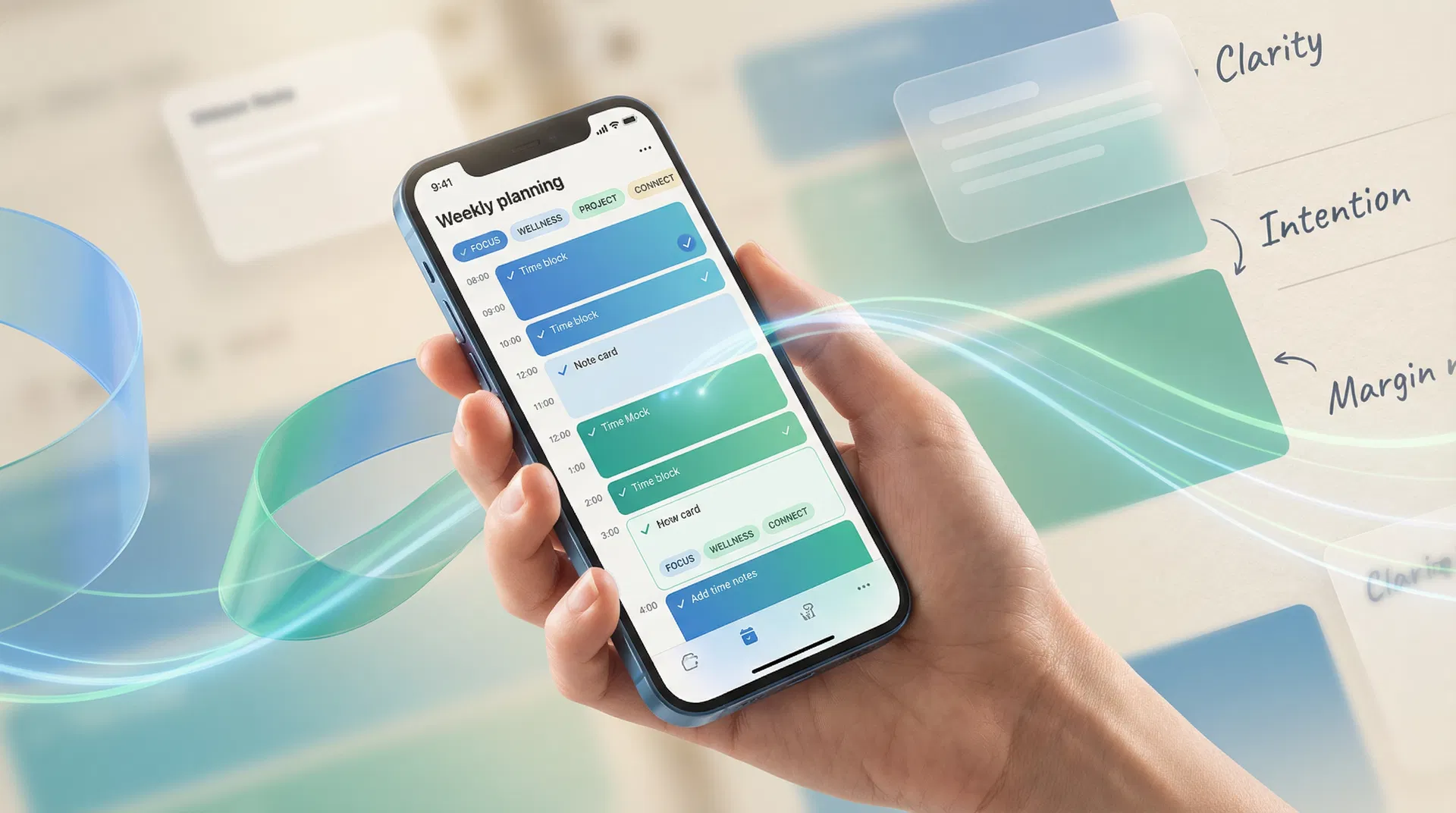 Life Planner and Coach weekly planning experience