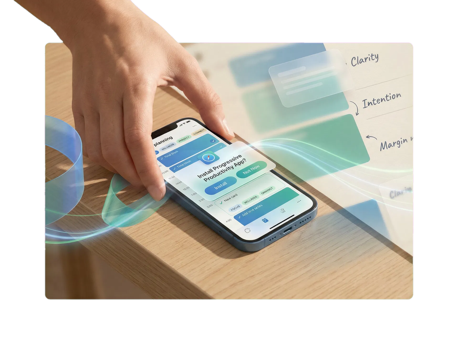 Life Planner progressive web app installation
