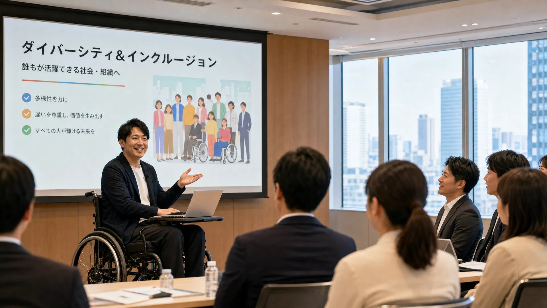 障がい・難病当事者による
企業・自治体向け講演