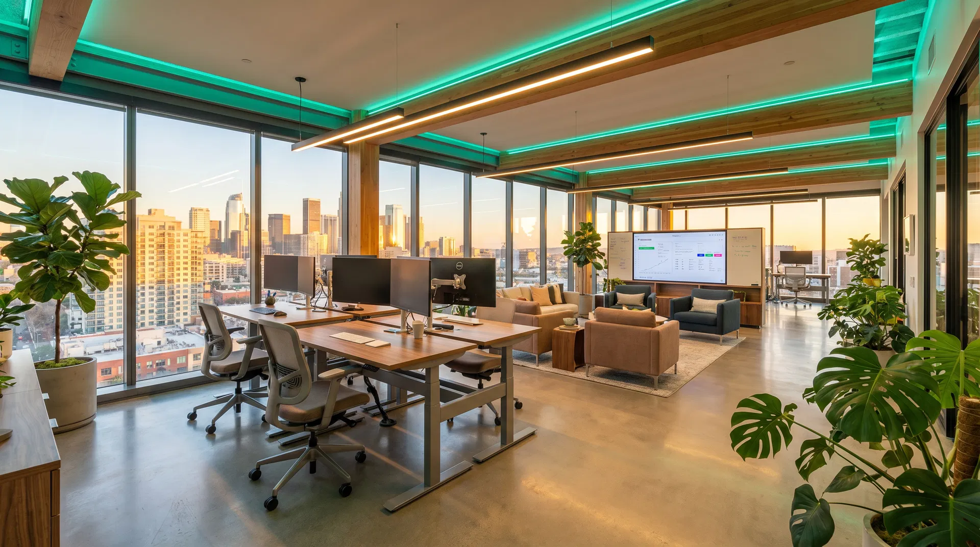 One Punch Solution 現代化辦公室環境展示專業IT團隊實力