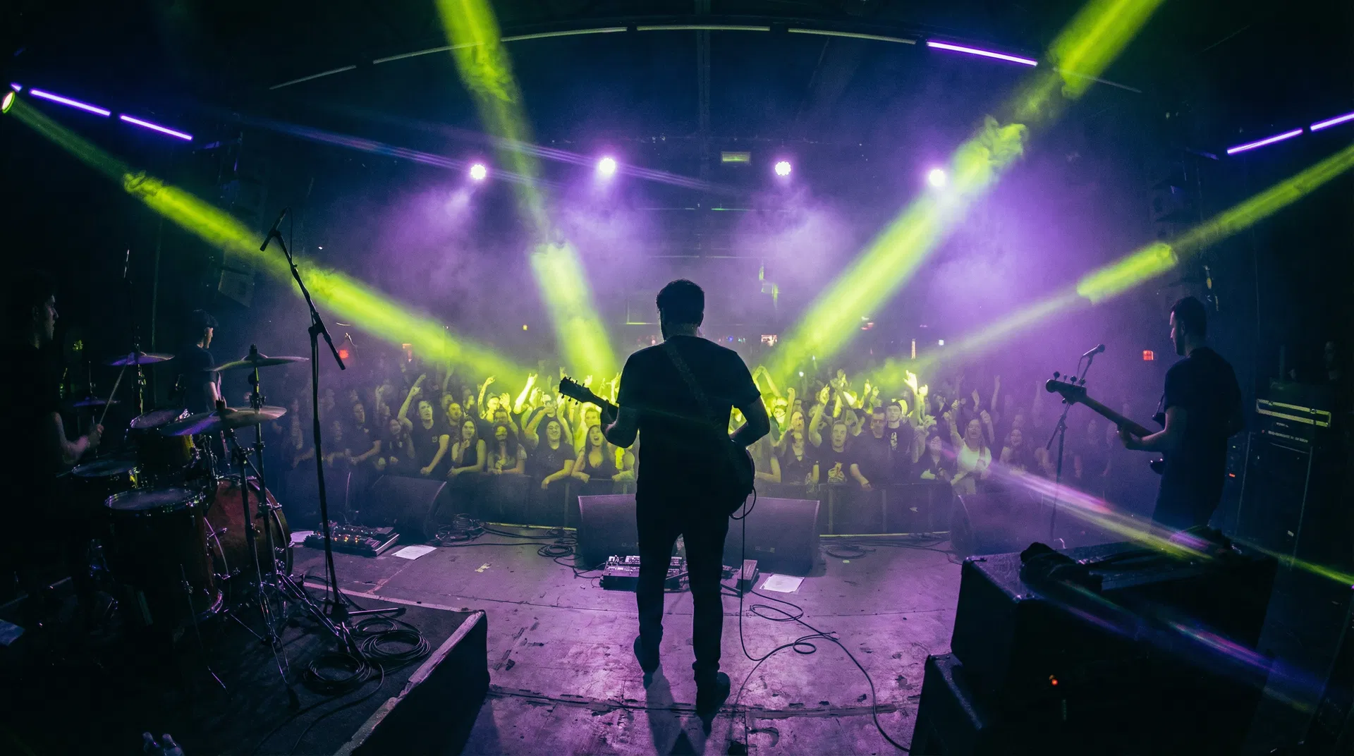 Concert stage performance