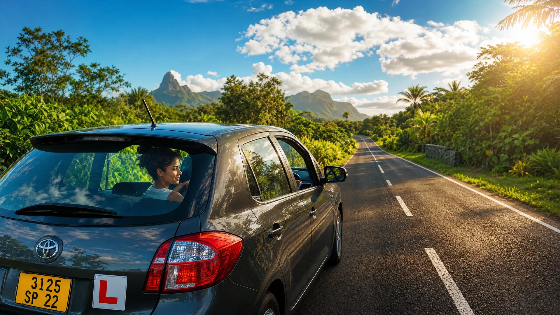 Driving in Mauritius