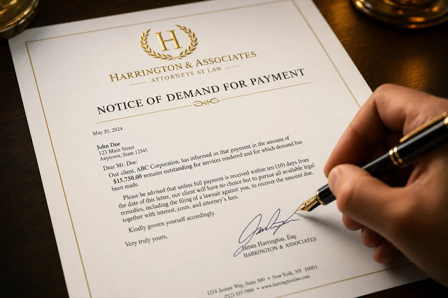 Demand letter