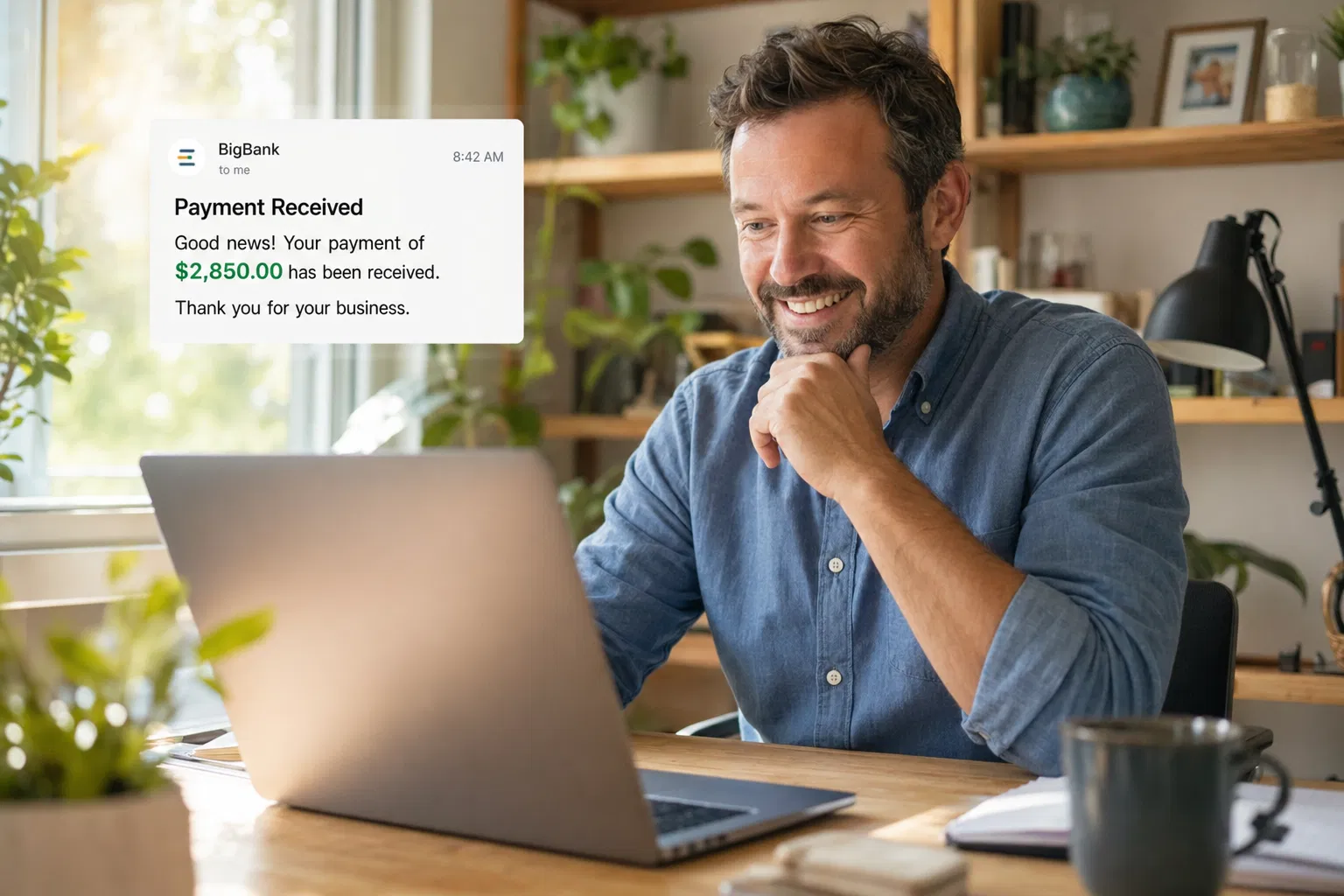 Business owner relieved after getting paid