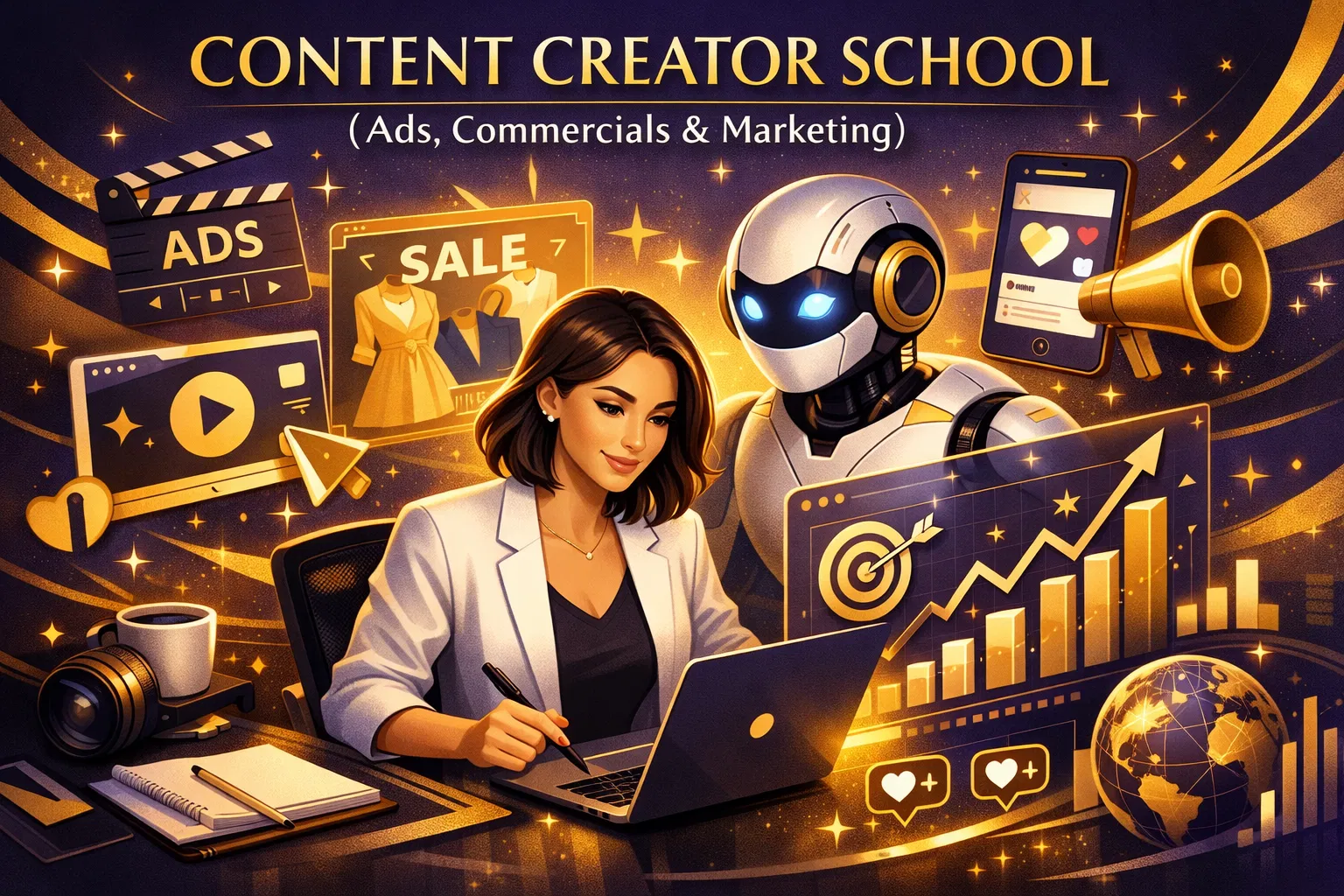 Content Creator School (Ads, Commercials & Marketing)