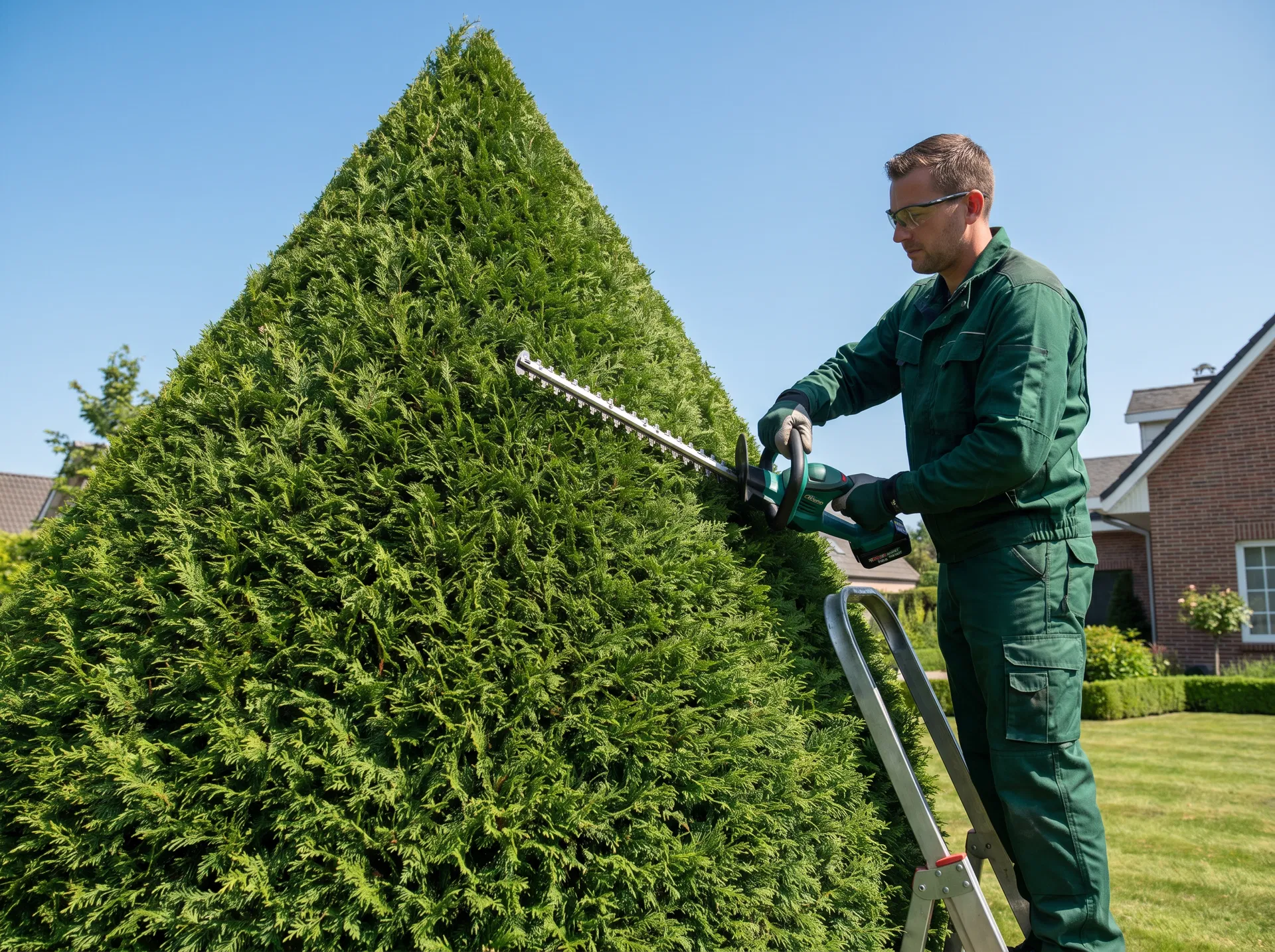 Cedar Hedge Trimming