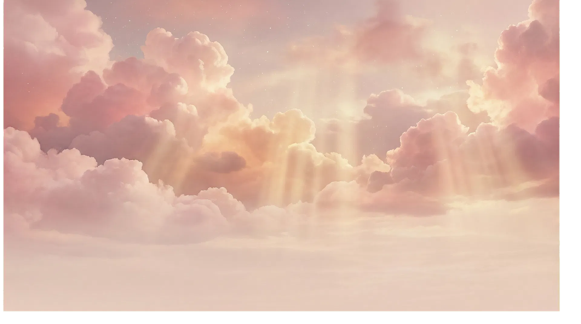 Pastel cloud sunset for the music releases section
