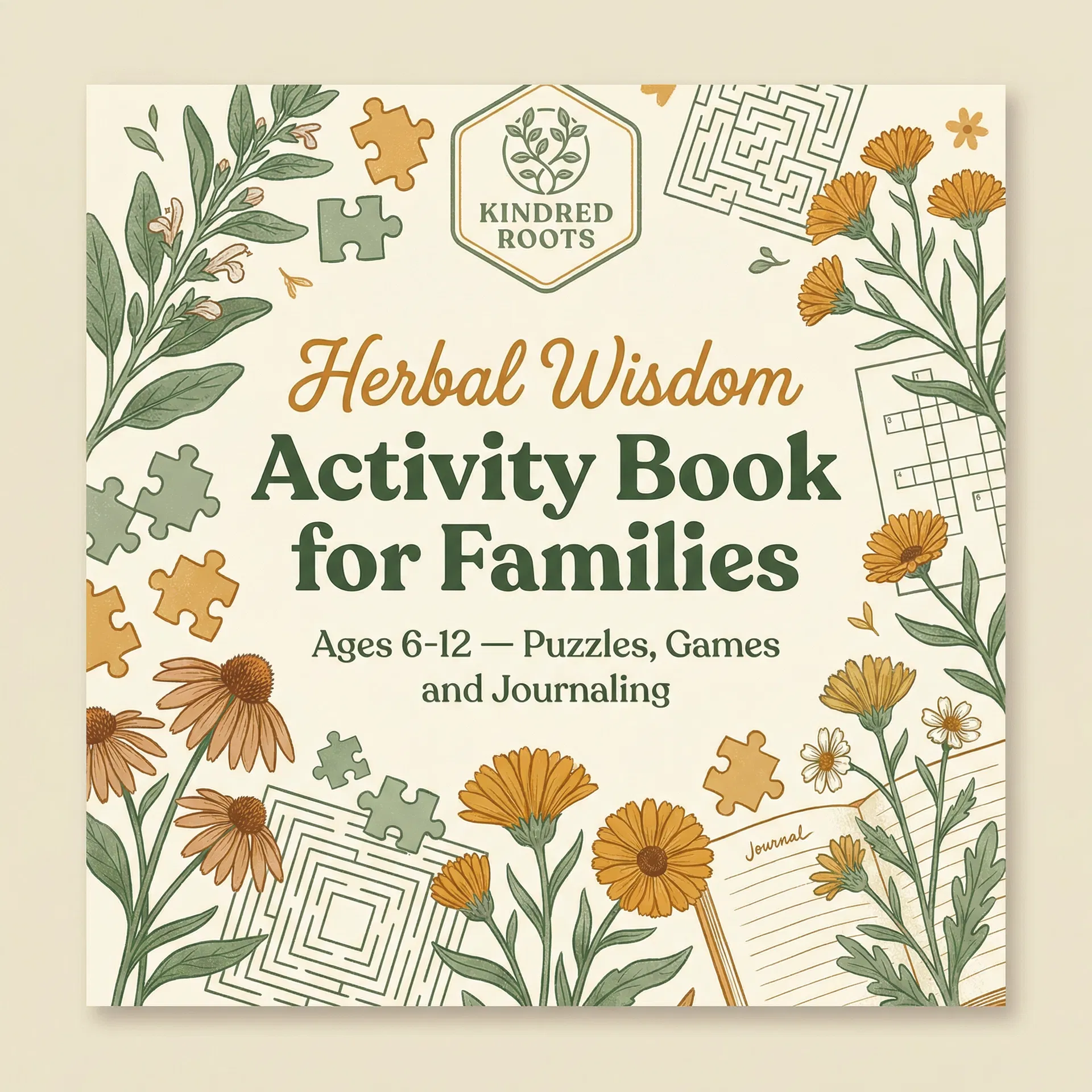 Herbal Wisdom Activity Book for Families