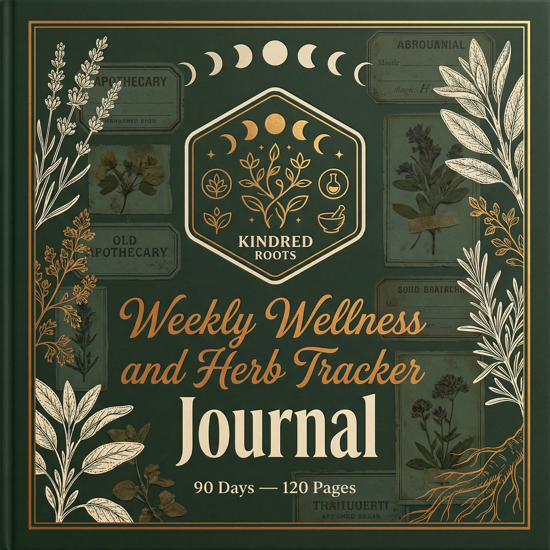 Weekly Wellness & Herb Tracker Journal