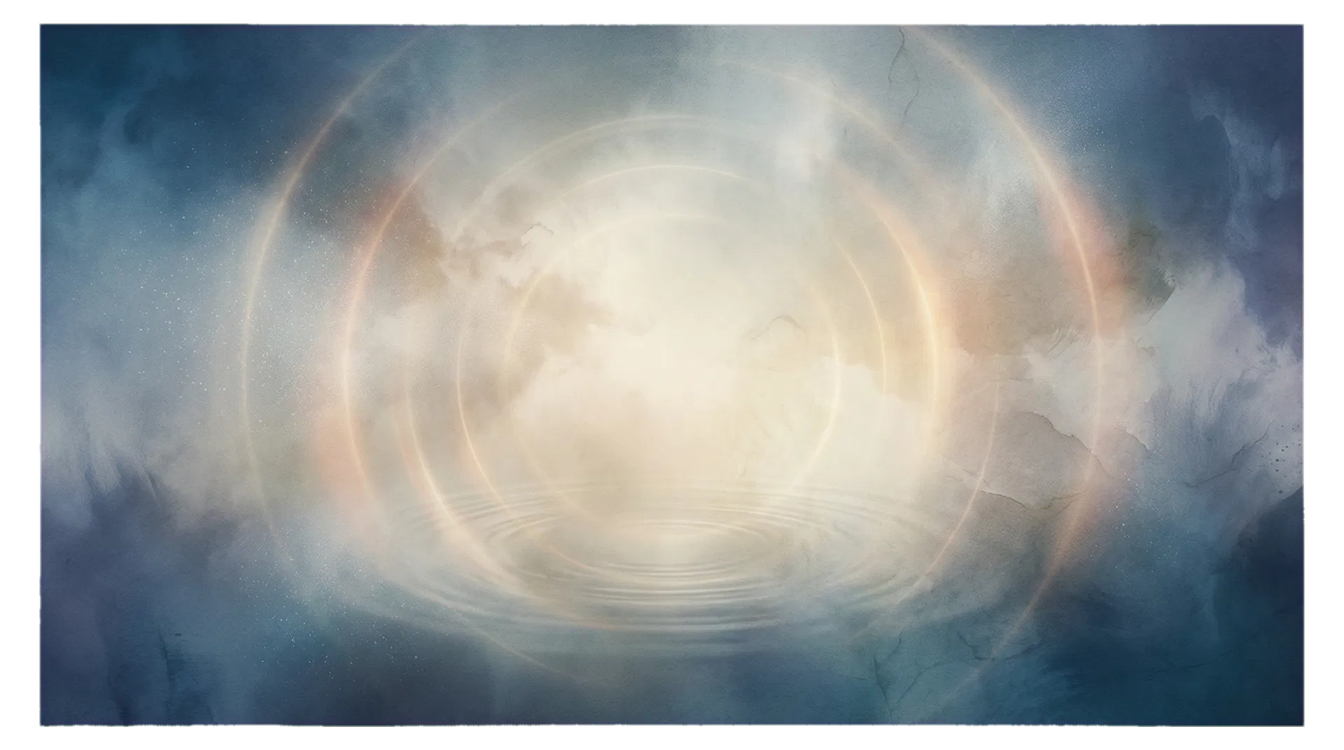 Luminous abstract background inspired by the memoir's bell metaphor