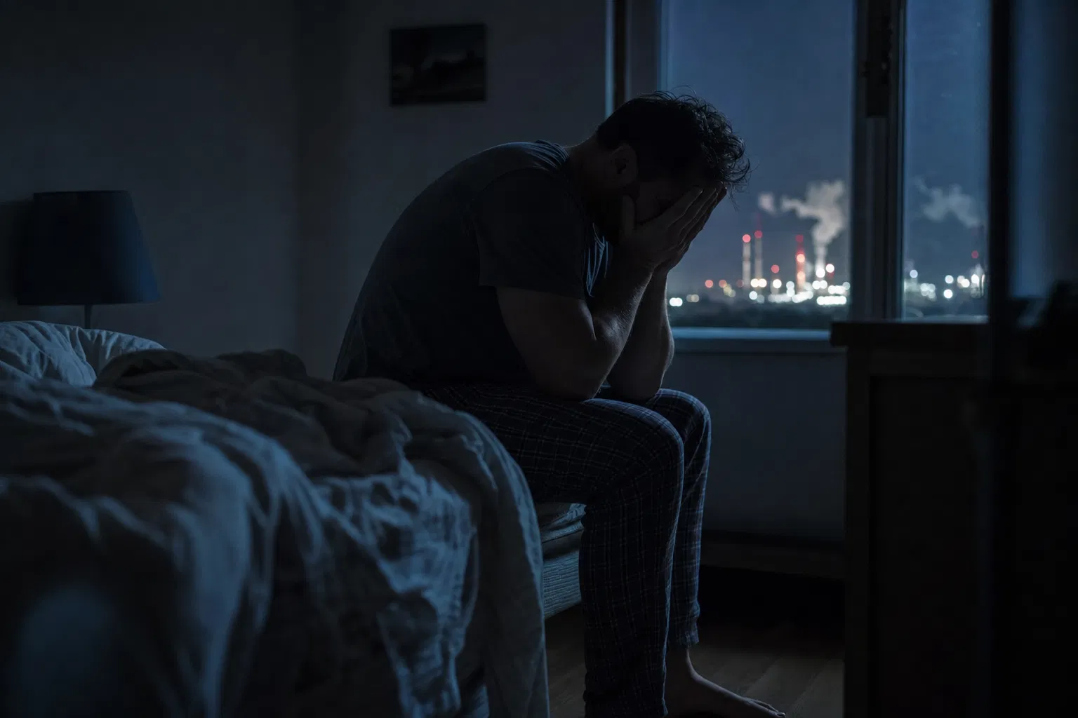 Person unable to sleep due to data center noise