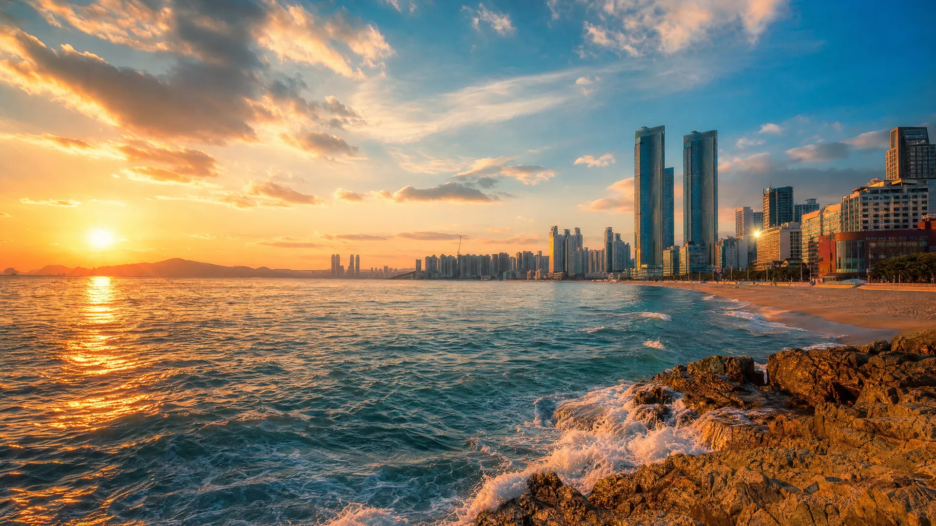 Busan coastline