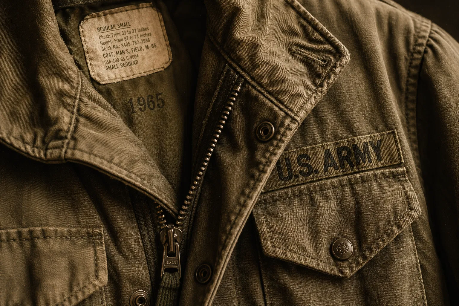 1965 M65 Field Jacket Detail