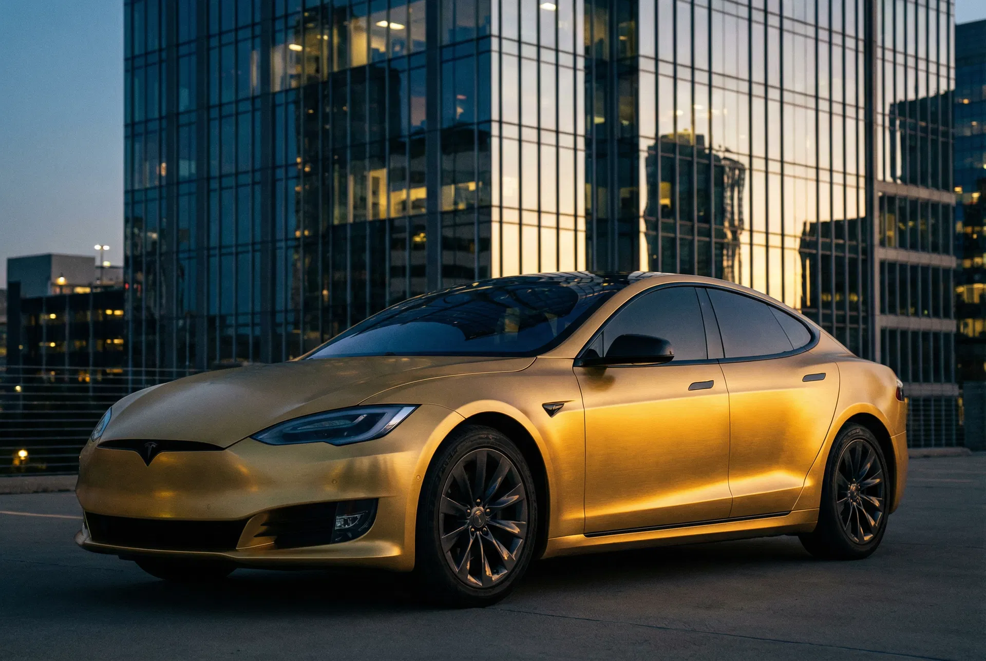 Model S — Brushed Gold Metallic