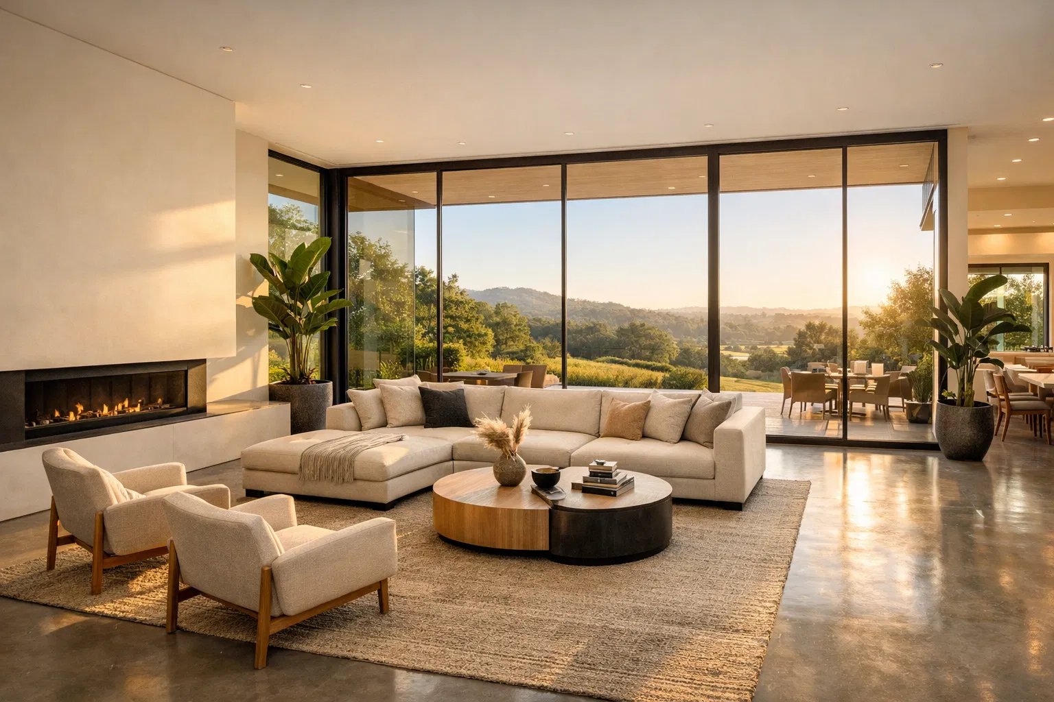 Luxury living room photos