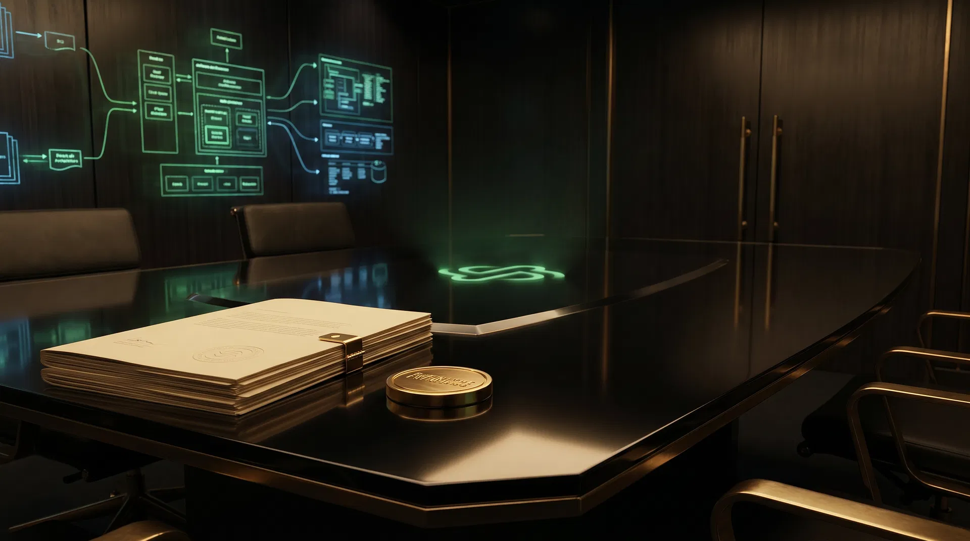 Agreement and signature processing room