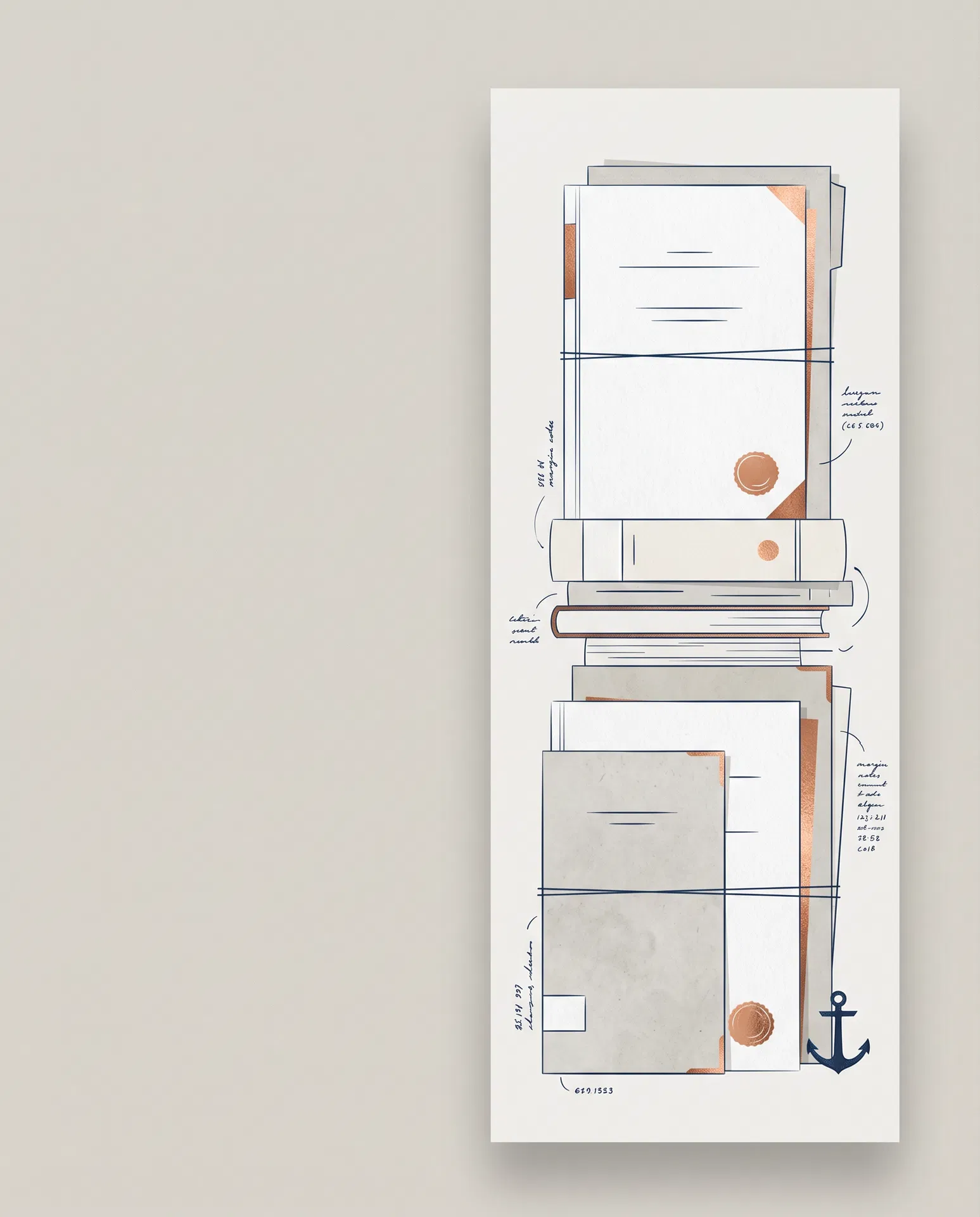 Ilustrim editorial me dosje dhe referenca juridike