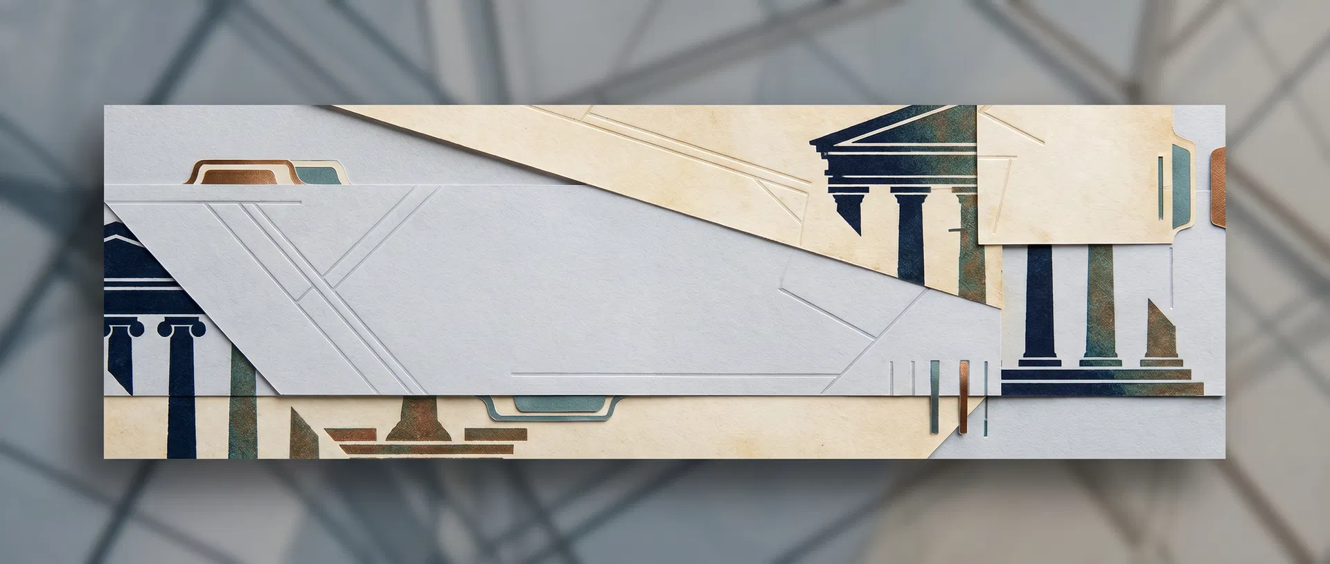 Banner grafik me sinjalistikë institucionale