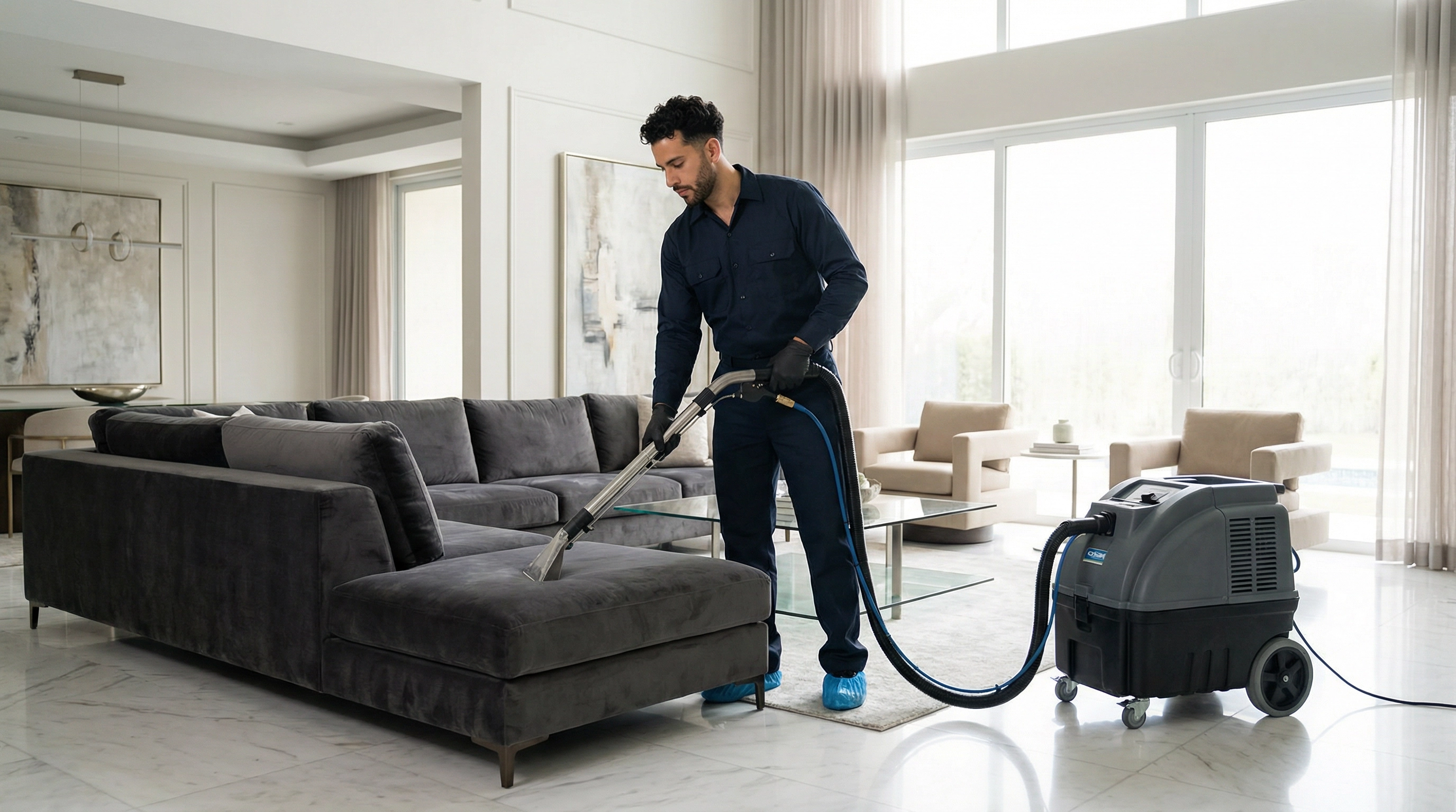 Higienização profissional de estofos