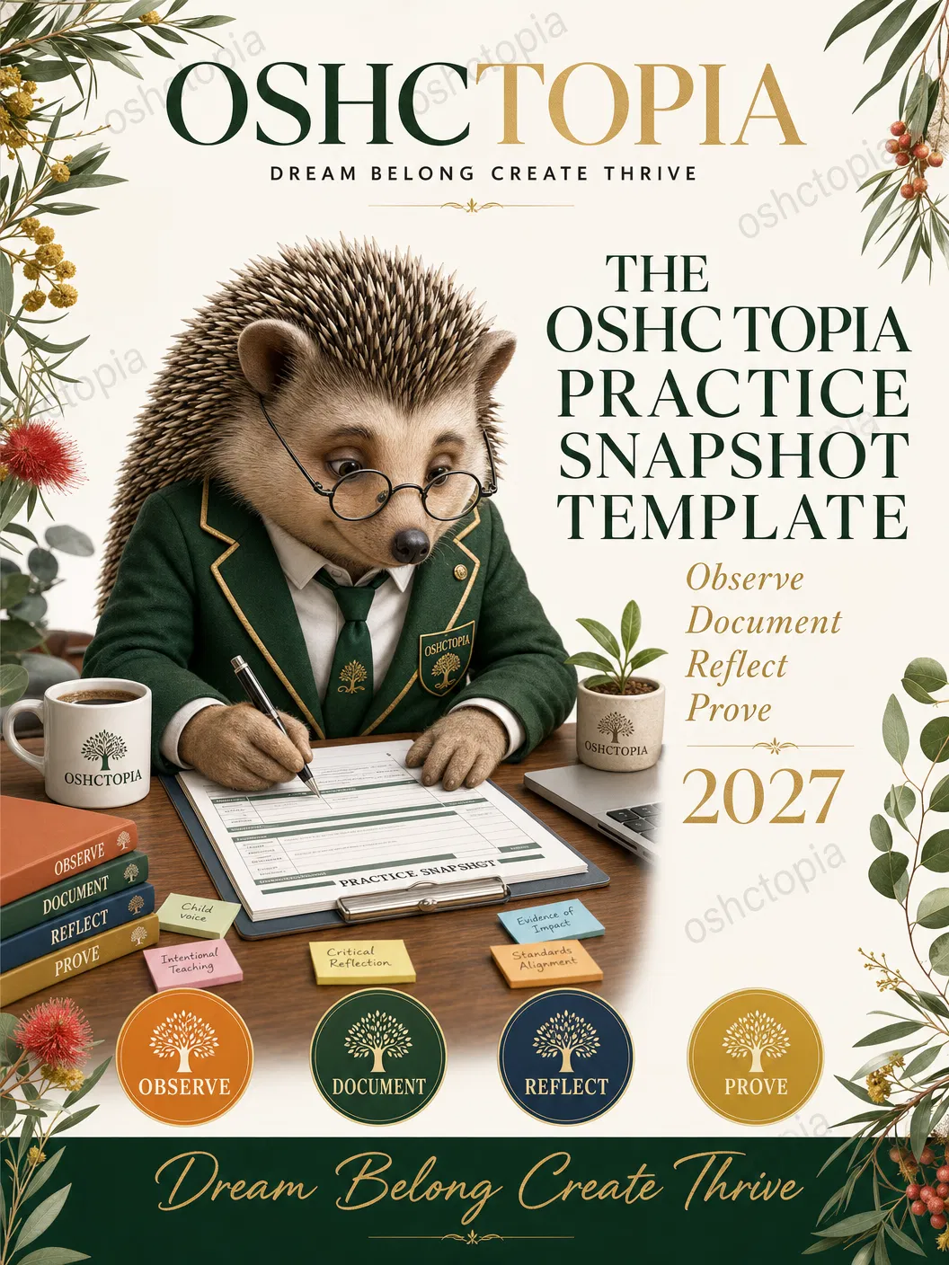 Practice Snapshot Template — OSHCTOPIA Resource Poster
