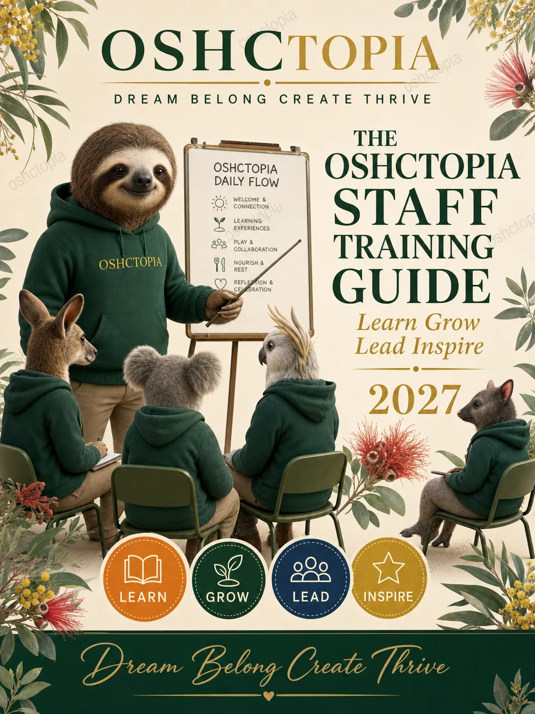 Staff Training Guide — OSHCTOPIA Resource Poster