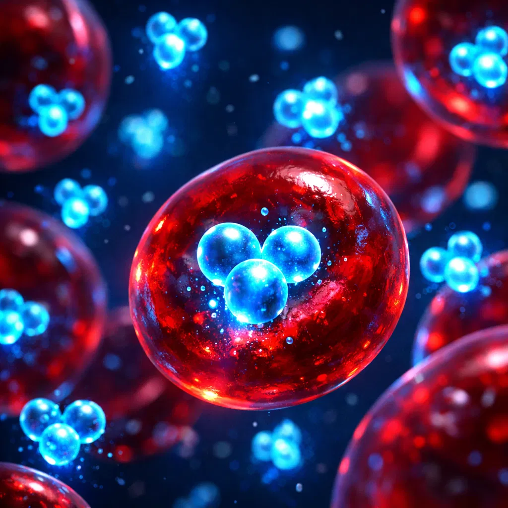 Blood ozonization visualization