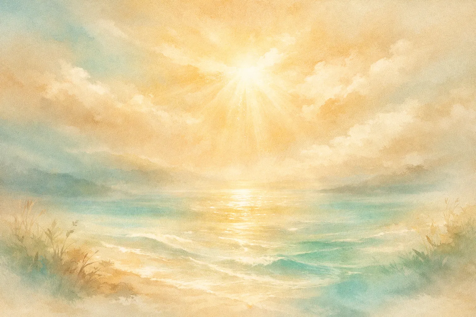 Spiritual and peaceful atmosphere