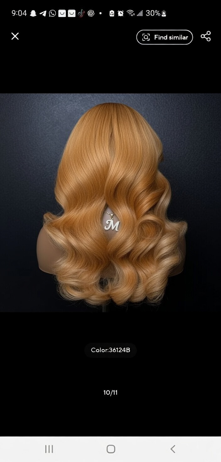 🛍️ Product Title ✨ Reddish Brown Body Wave Lace Front Wig – 13x6 HD Synthetic Wig | Pre-Plucked Hairline | Copper Red Glueless Wig with Baby Hair