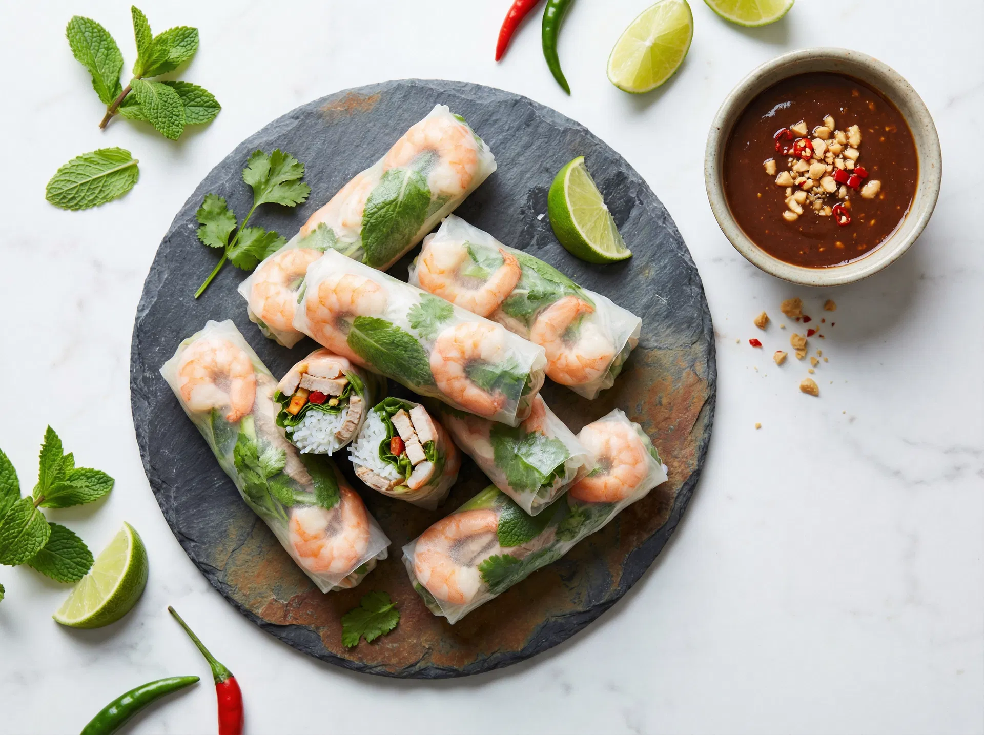 Fresh Rice Paper Rolls